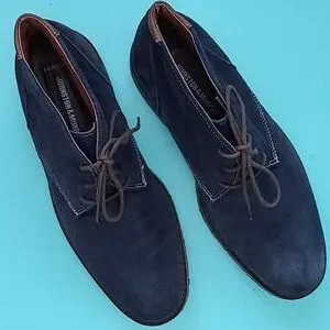 Johnston & Murphy boots Navy, dark blue, sheepskin, size 10 M, 1 time wearing Johnston Murphy Men main image 3